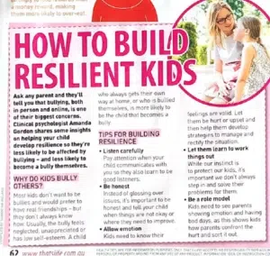 Kids & Bullying – Building Resilience – That’s Life Magazine