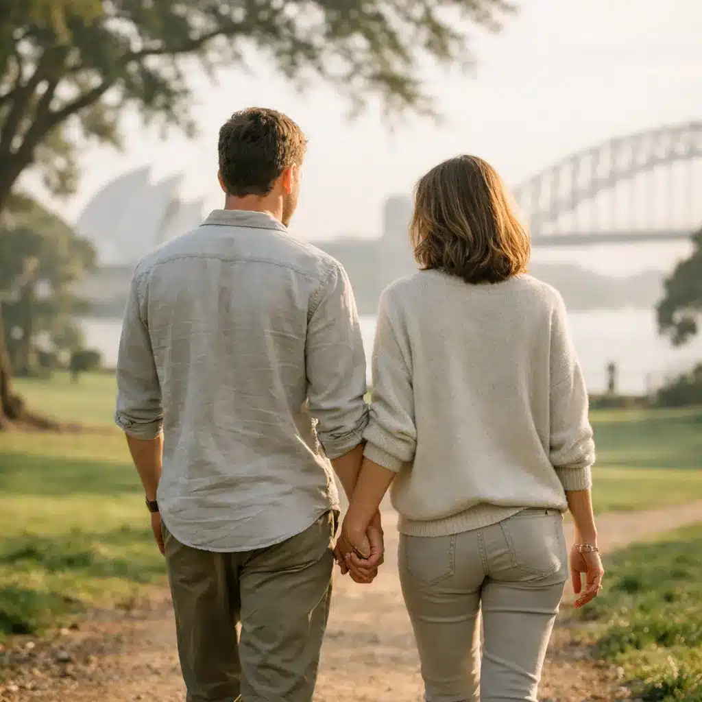 priscilla-du-preez-149914-unsplash-650x350 Two people holding hands while walking through a Sydney park in soft morning light.